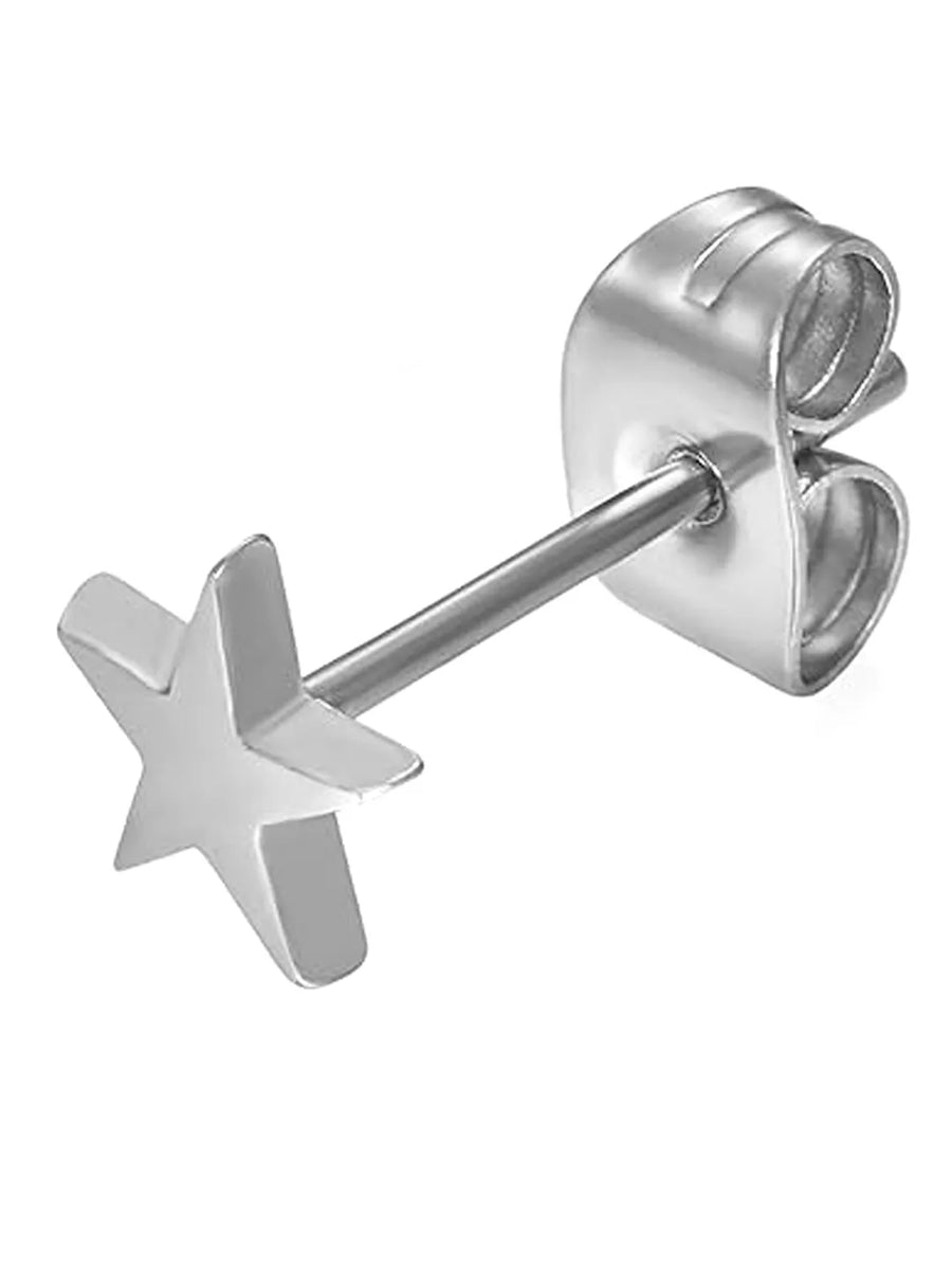 Star Stud Earrings for Men – Bold Celestial Style | Peora