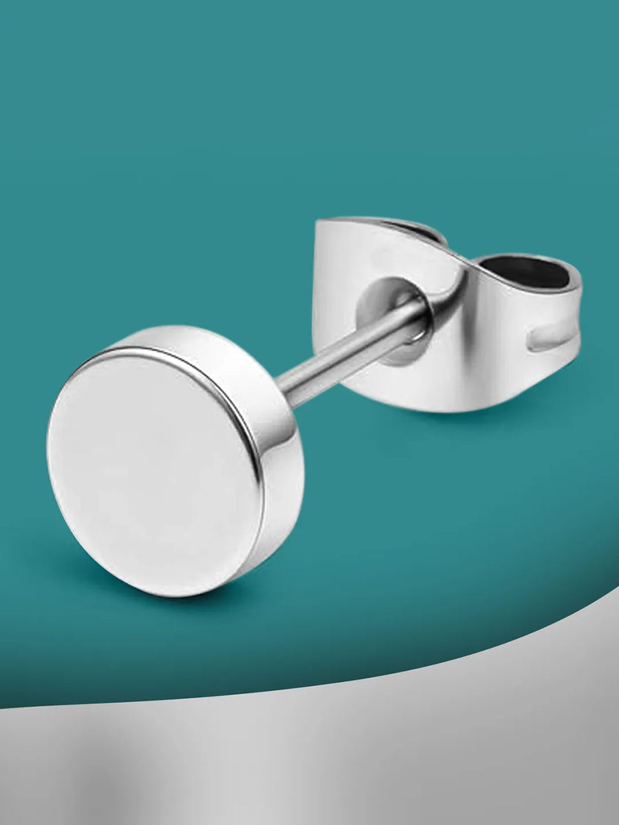 Steel Round Earrings – Durable & Stylish Designs | Peora