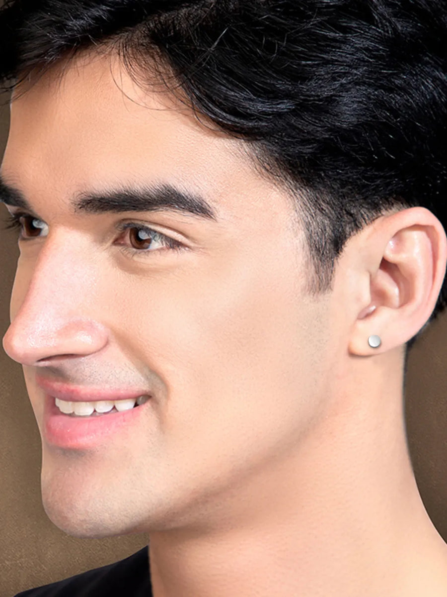 Steel Round Earrings – Sleek & Durable Styles | Peora