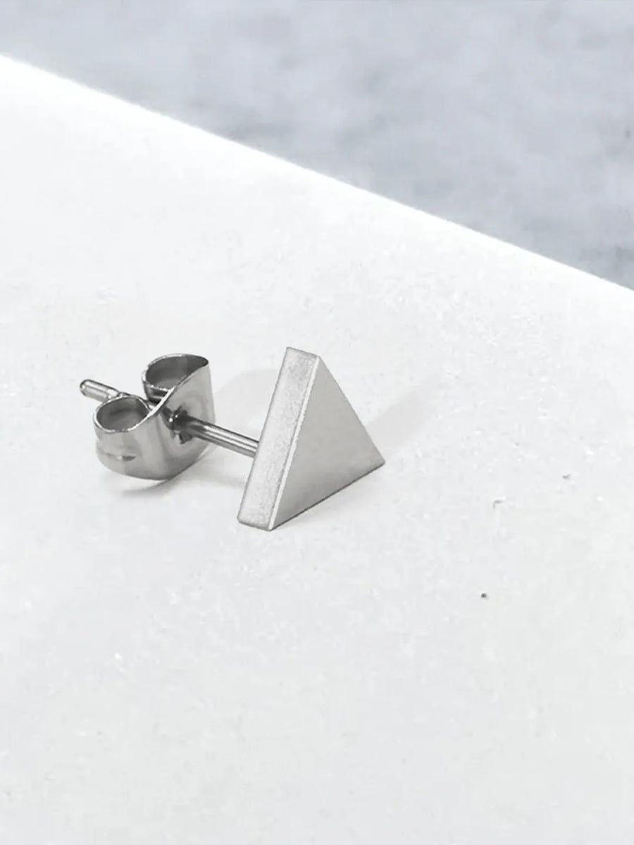 Triangle Shape Stud Earrings – Bold & Geometric Designs | Peora