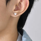 Triangle Shape Stud Earrings – Bold & Geometric Designs | Peora