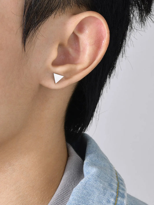 Triangle Shape Stud Earrings – Bold & Geometric Designs | Peora