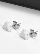 Triangle Shape Stud Earrings – Modern Geometric Style | Peora