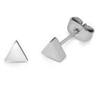 Triangle Shape Stud Earrings – Modern Geometric Style | Peora