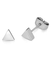 Triangle Shape Stud Earrings – Modern Geometric Style | Peora