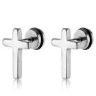 Christian Cross Stud Earrings – Elegant Faith-Inspired Designs | Peora