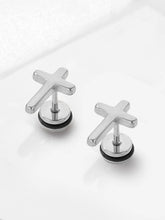 Christian Cross Stud Earrings – Elegant Faith-Inspired Designs | Peora