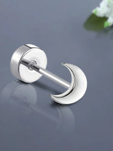 Cosmic Moon Shaped Stud Earrings – Celestial-Inspired Elegance | Peora