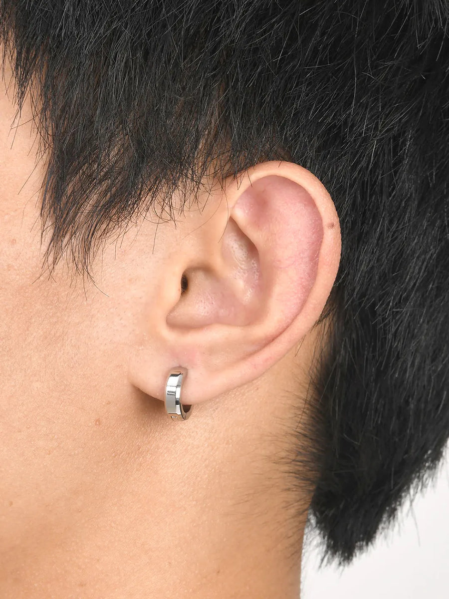 Stainless Steel Earrings for Men – Bold & Long-Lasting Style | Peora