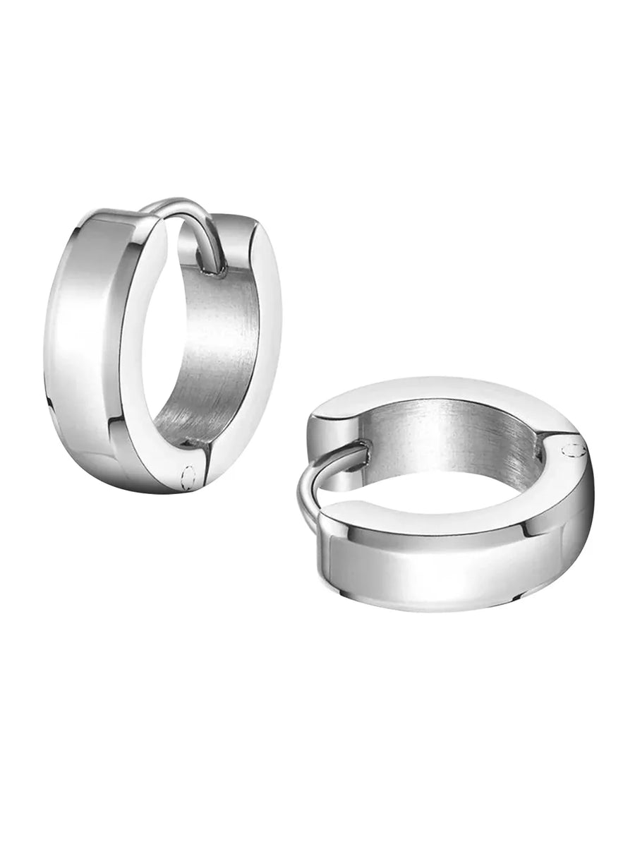 Stainless Steel Earrings for Men – Bold & Long-Lasting Style | Peora