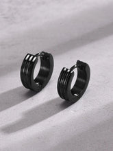 Iconic Earrings for the Modern Gentleman - Black