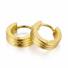 Iconic Earrings for the Modern Gentleman - Gold