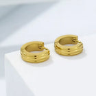 Iconic Earrings for the Modern Gentleman - Gold