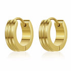Iconic Earrings for the Modern Gentleman - Gold