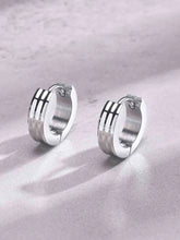Iconic Earrings for the Modern Gentleman - Silver
