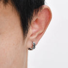 Statement Earrings for the Modern Man - Silver
