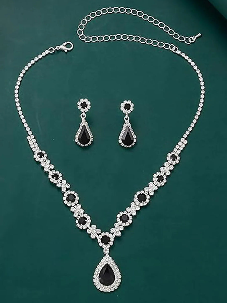 Glam Glow Crystal & CZ  Earring Set