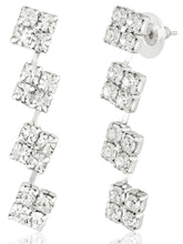 Square CZ Design Necklace Set for Women