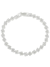 Square CZ Design Necklace Set for Women