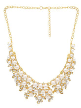 Royal Pearl Cluster Necklace Set