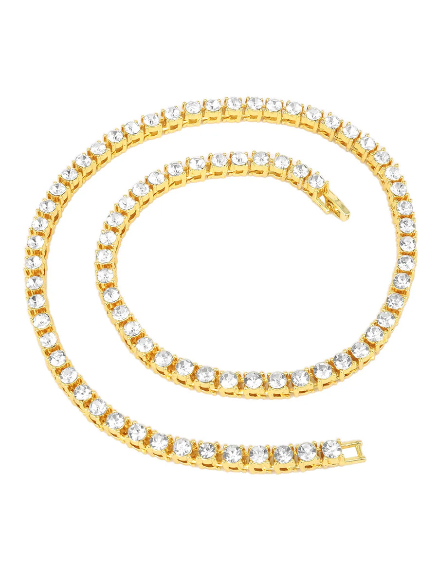 Dazzling Crystal Tennis Necklace