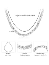 Dazzling Crystal Tennis Necklace