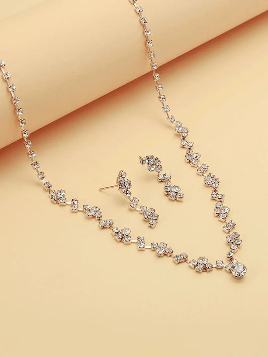 Floral Dream Crystals Necklace Set