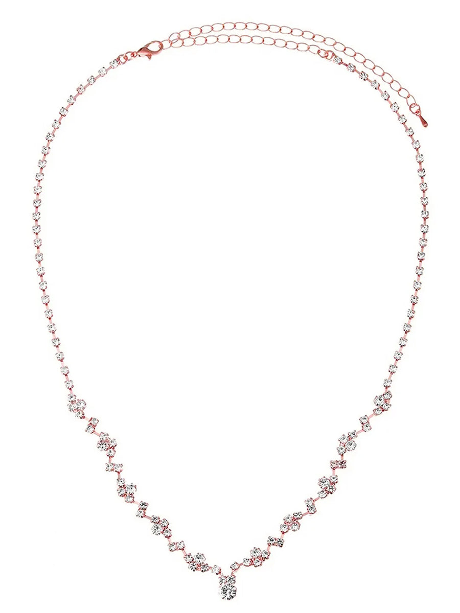 Floral Dream Crystals Necklace Set