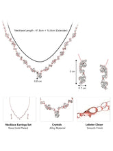 Floral Dream Crystals Necklace Set