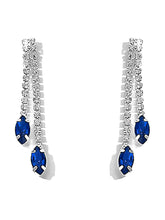 Sapphire Inspired Crystal Necklace Set