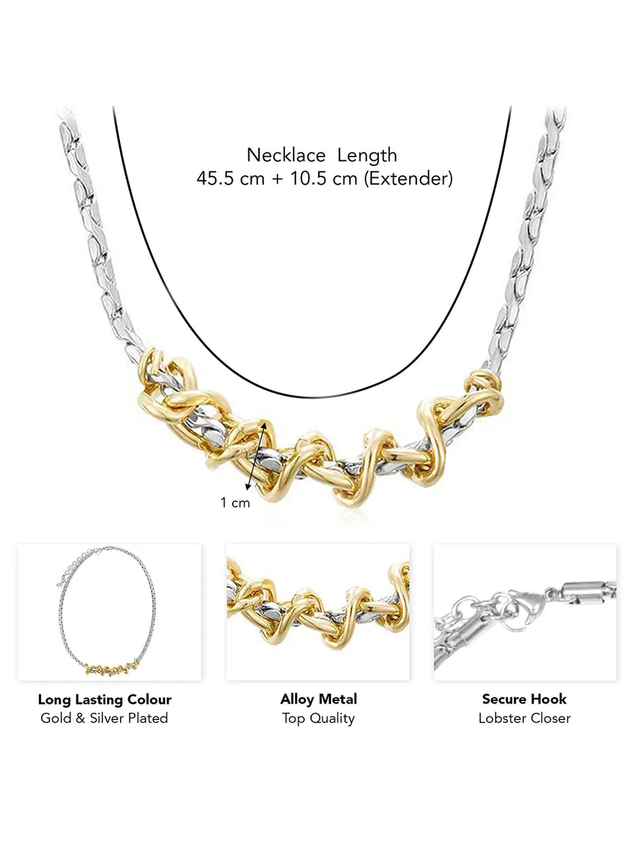 Minimalist Twist Collar Chain