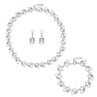 Whispering Blooms Pearl Necklace Set