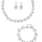 Whispering Blooms Pearl Necklace Set