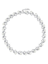 Whispering Blooms Pearl Necklace Set