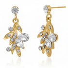 Peora Nature Leaf Shape Ivory Dangle Earrings