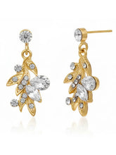 Peora Nature Leaf Shape Ivory Dangle Earrings