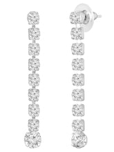 Chic Crystal Tassel Necklace Earrings Set