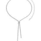 Chic Crystal Cascade Necklace Set