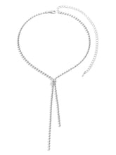 Chic Crystal Cascade Necklace Set