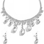 Classic Crystal-Studded Necklace Set