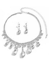 Classic Crystal-Studded Necklace Set