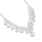 CZ Grace Teardrop Necklace Set