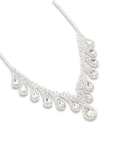 CZ Grace Teardrop Necklace Set