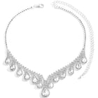 CZ Grace Teardrop Necklace Set