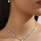 Dewdrop Radiance Crystal Necklace Set