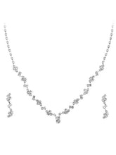 Dewdrop Radiance Crystal Necklace Set