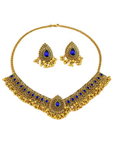 Traditional Crystal Studded Choker Set