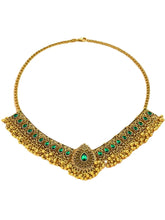 Traditional Crystal Studded Choker Set
