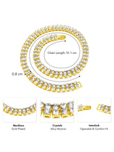 Shimmering Crystals Studded Necklace