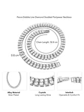 Shimmering Crystals Studded Necklace